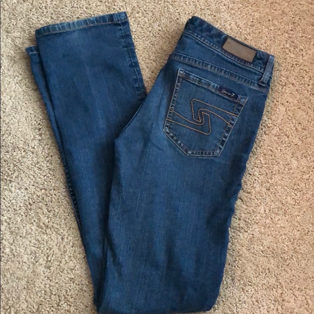 7 for all mankind straight jeans